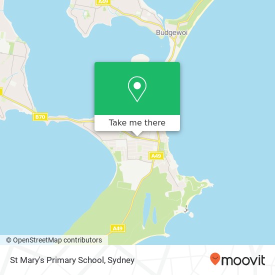 St Mary's Primary School map