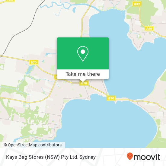 Kays Bag Stores (NSW) Pty Ltd map