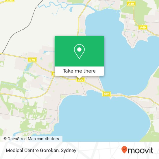 Medical Centre Gorokan map