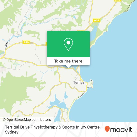 Terrigal Drive Physiotherapy & Sports Injury Centre map