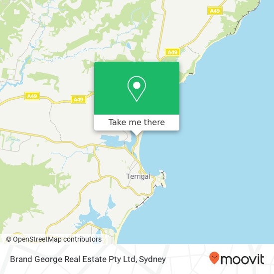 Brand George Real Estate Pty Ltd map