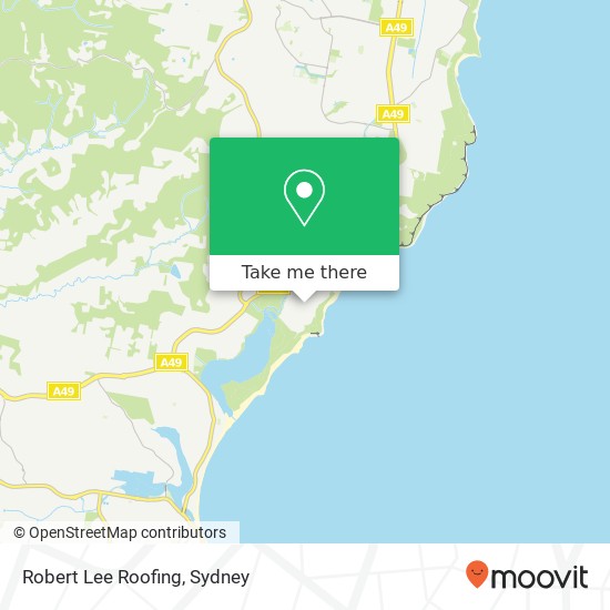 Robert Lee Roofing map