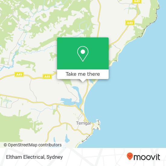 Mapa Eltham Electrical