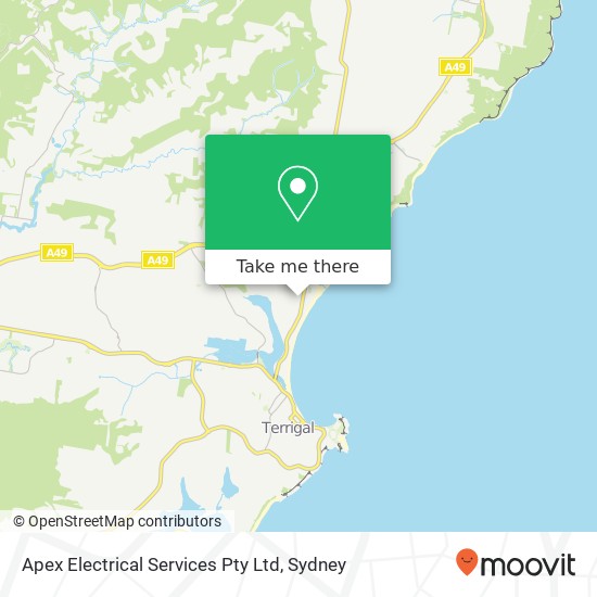 Apex Electrical Services Pty Ltd map
