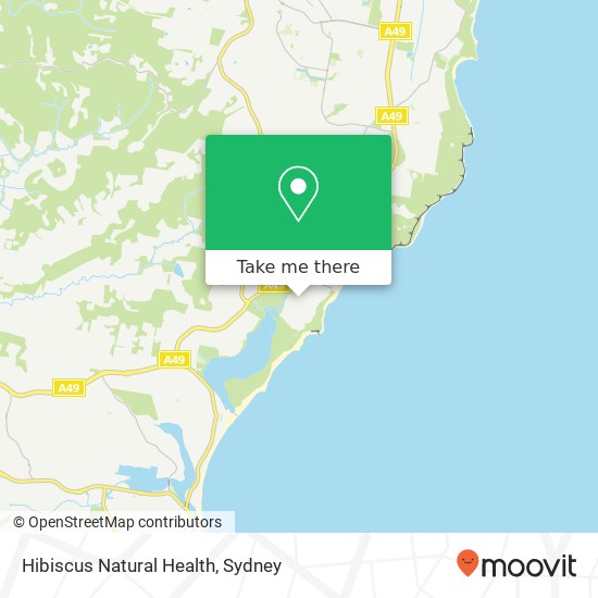 Hibiscus Natural Health map