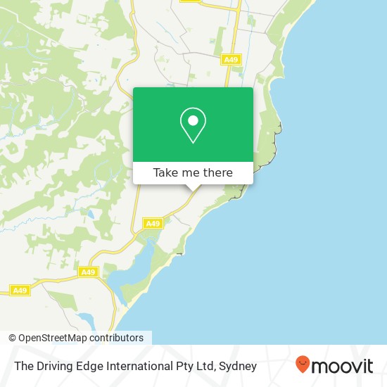 The Driving Edge International Pty Ltd map