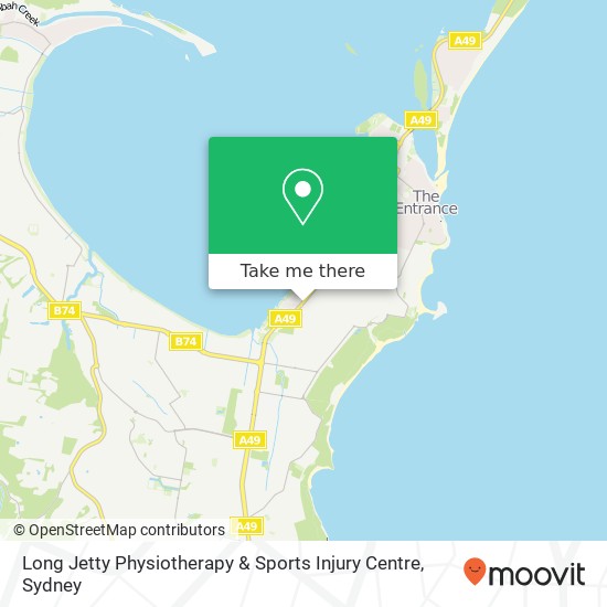 Long Jetty Physiotherapy & Sports Injury Centre map