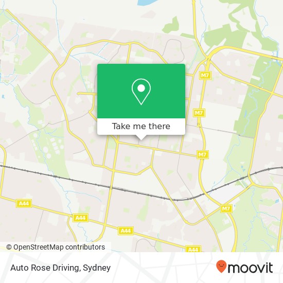 Mapa Auto Rose Driving