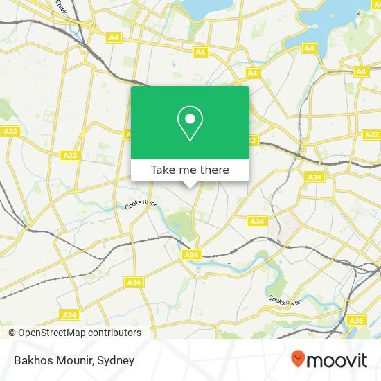 Mapa Bakhos Mounir