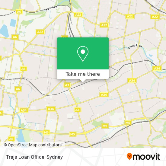 Trajs Loan Office map