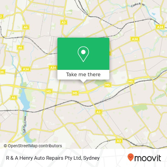 R & A Henry Auto Repairs Pty Ltd map
