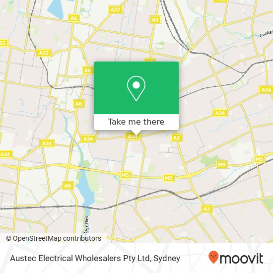 Austec Electrical Wholesalers Pty Ltd map