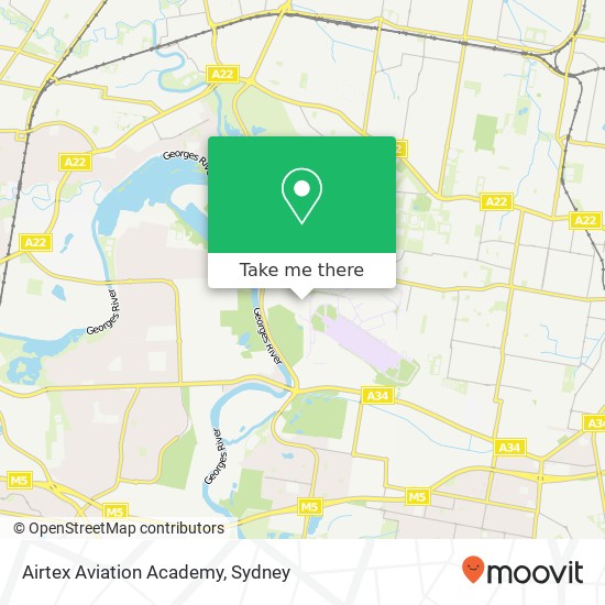 Airtex Aviation Academy map