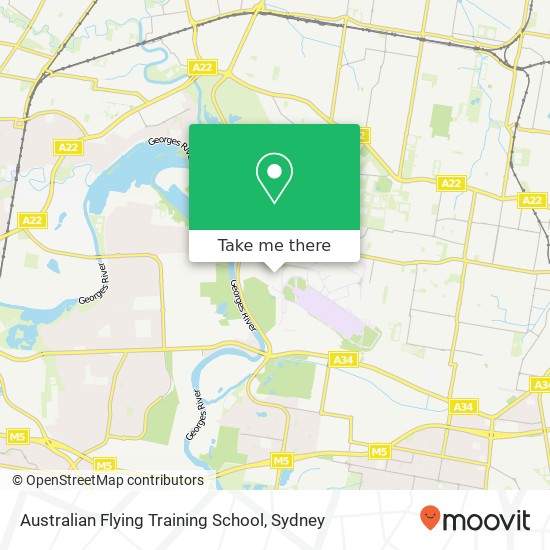 Australian Flying Training School map