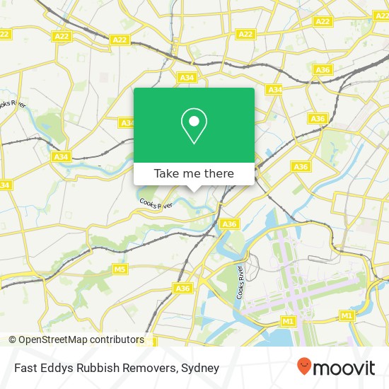 Fast Eddys Rubbish Removers map