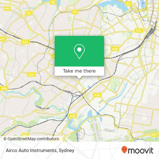Airco Auto Instruments map