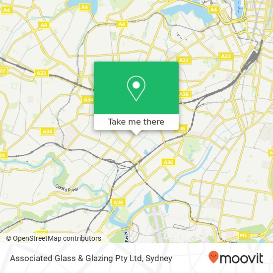 Associated Glass & Glazing Pty Ltd map