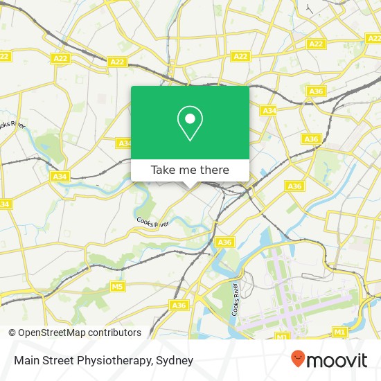 Main Street Physiotherapy map
