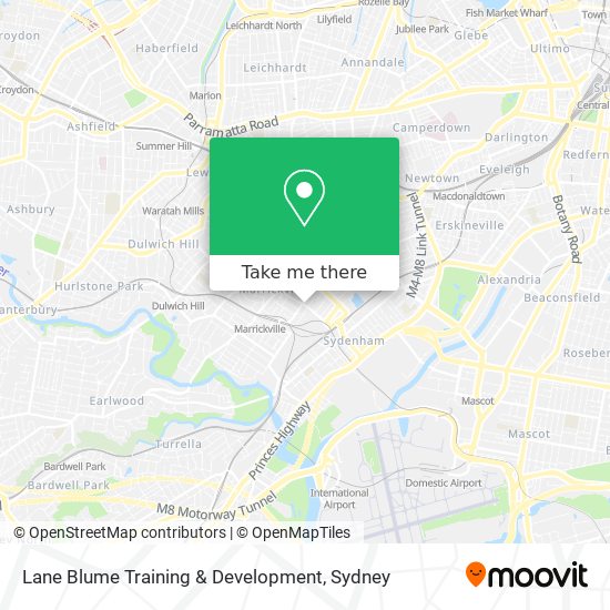 Lane Blume Training & Development map