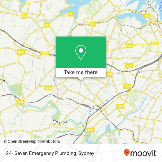 24- Seven Emergency Plumbing map