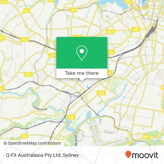 Q-Fit Australasia Pty Ltd map