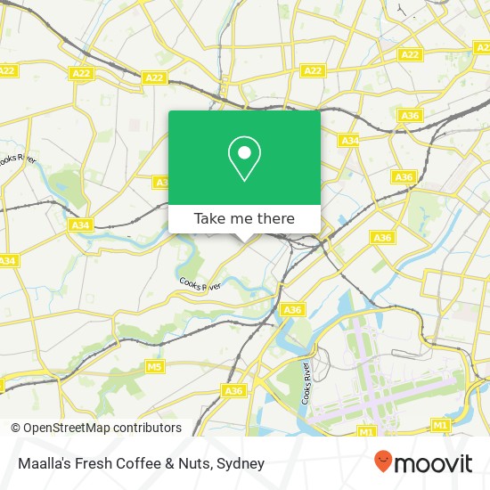 Maalla's Fresh Coffee & Nuts map