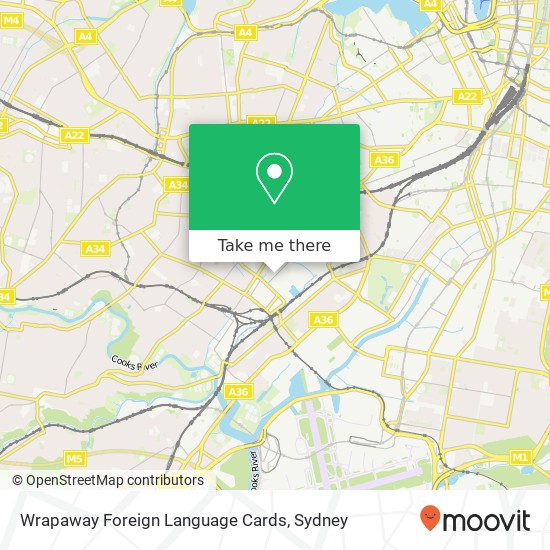 Wrapaway Foreign Language Cards map