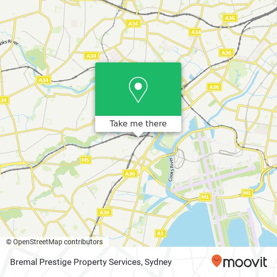 Bremal Prestige Property Services map