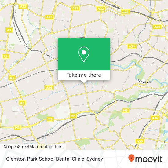 Clemton Park School Dental Clinic map