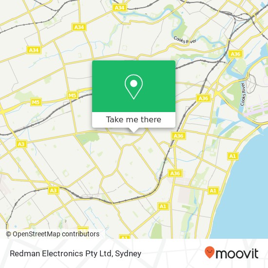 Redman Electronics Pty Ltd map