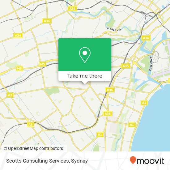 Scotts Consulting Services map