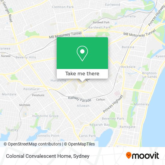 Colonial Convalescent Home map