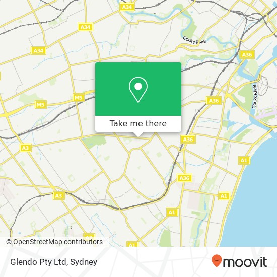 Glendo Pty Ltd map