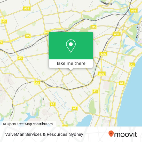 Mapa ValveMan Services & Resources