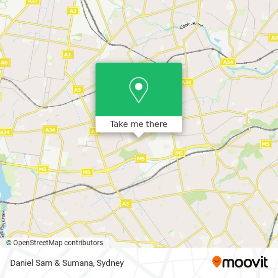 Daniel Sam & Sumana map