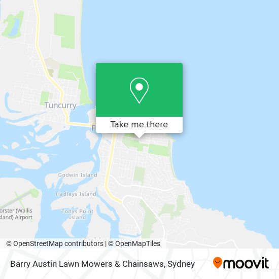 Barry Austin Lawn Mowers & Chainsaws map