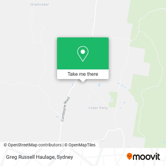 Greg Russell Haulage map