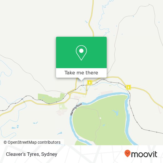 Cleaver's Tyres map