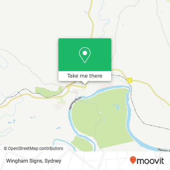 Wingham Signs map