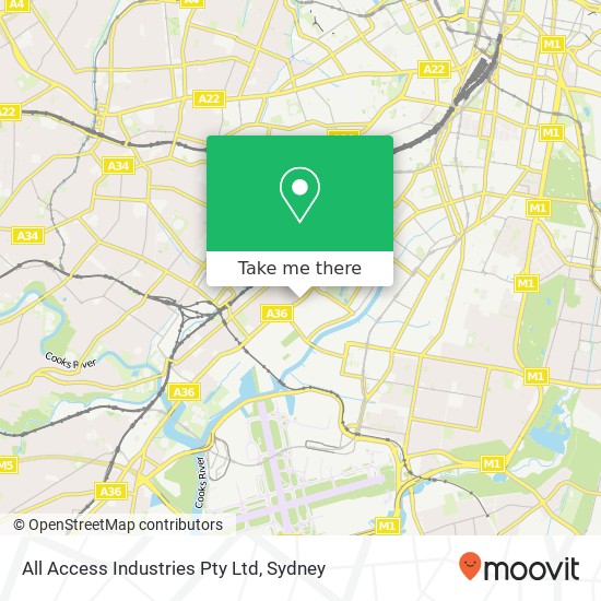 All Access Industries Pty Ltd map