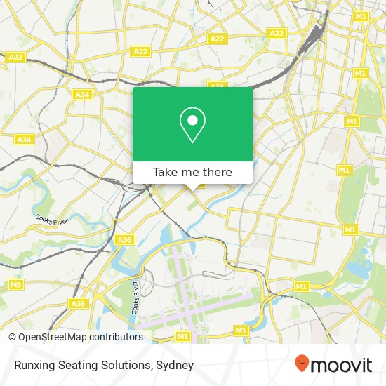 Runxing Seating Solutions map