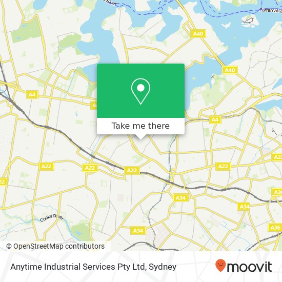 Anytime Industrial Services Pty Ltd map