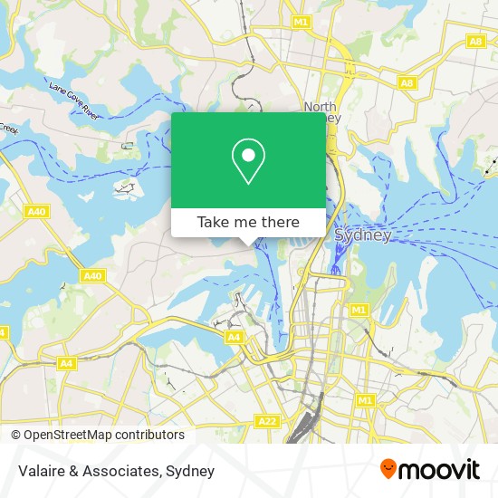 Valaire & Associates map