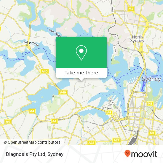 Diagnosis Pty Ltd map