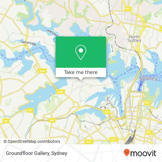 Groundfloor Gallery map