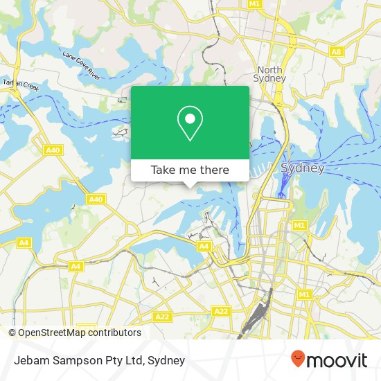 Jebam Sampson Pty Ltd map