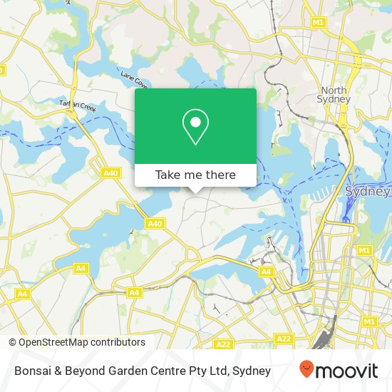 Bonsai & Beyond Garden Centre Pty Ltd map
