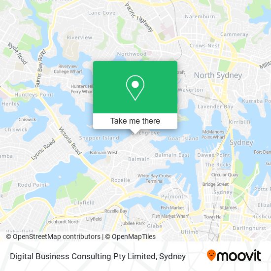 Digital Business Consulting Pty Limited map