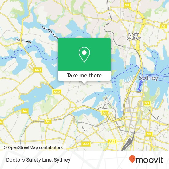 Doctors Safety Line map