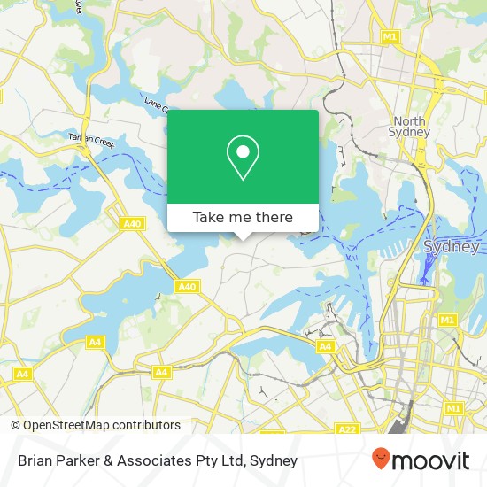 Brian Parker & Associates Pty Ltd map
